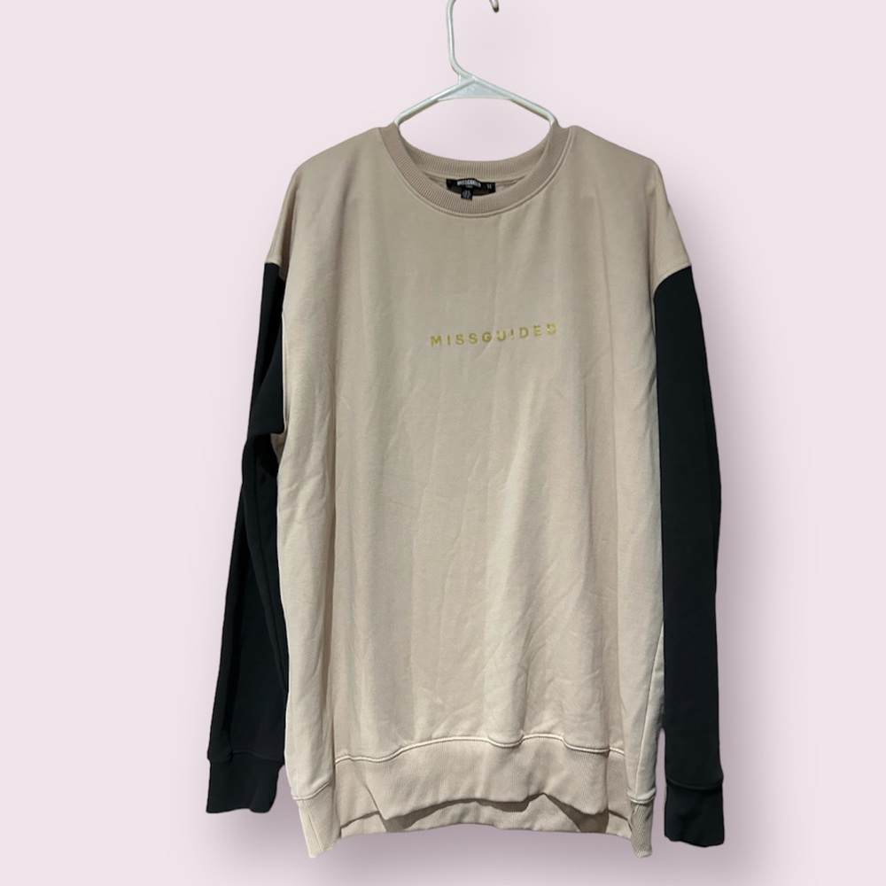 Misguided tall sweatshirt size 4